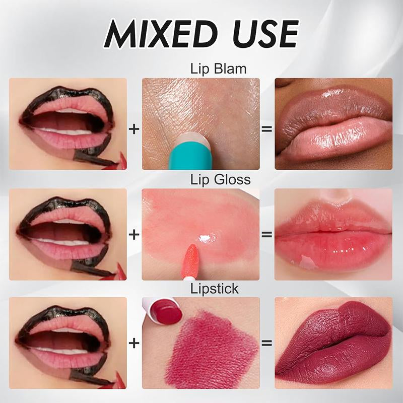 4PCS Peel off Lip Liner Stain, Lip Stain Peel Off, Long-Lasting, Smudge-Proof, Waterproof Lip Liner Set, Peel off Lip Stain