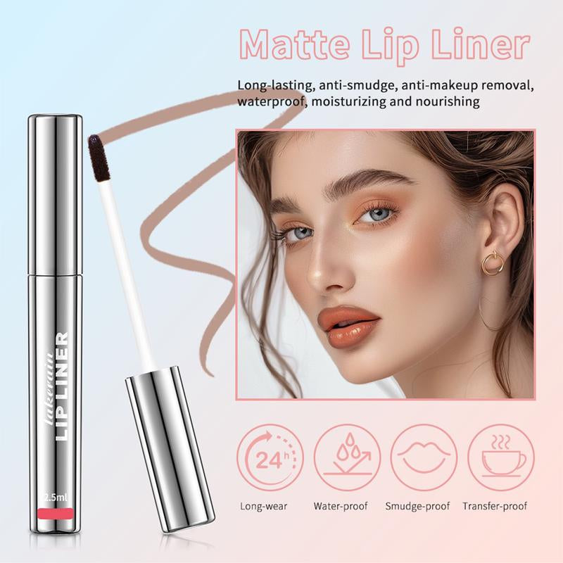 4PCS Peel off Lip Liner Stain, Lip Stain Peel Off, Long-Lasting, Smudge-Proof, Waterproof Lip Liner Set, Peel off Lip Stain